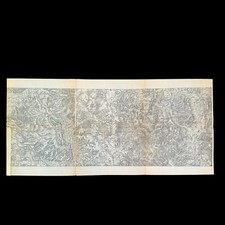 RARE World War I Gondrecourt Area, Condé-en-Barrois Area, Vaucouleurs Area Map picture