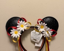 Disney 2026 EPCOT World Showcase Germany Flowers Ribbon Minnie Ears Headband NEW picture