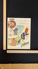 Vintage 1954 Adam Color-matched Sportswear Color Print Ad Full Page 1950s Retro picture