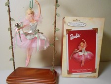 2004 Hallmark Ornament Barbie Peppermint Candy Cane Ballerina Excellent picture