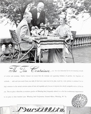 Wheeling Steel Ductilite Tin Plate Meal Wheeling Steel WV Vtg 1935 Mag Print Ad picture