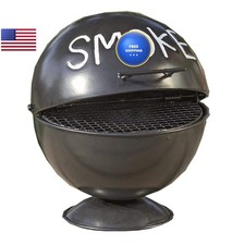 Boltze 3852000 Ashtray Grill Design Iron Black 13 cm picture
