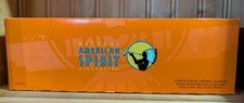 Vintage Natural American Spirit Orange Pocket Tin Cases 10 Pack Carton Empty EC picture