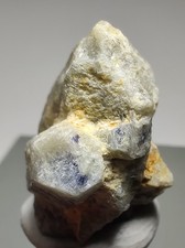 Sapphire crystals with blue inclusions, Rare North Carolina. 2 cm. picture
