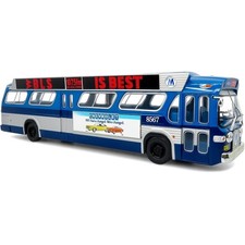 1963 GM TDH-5303 Fishbowl Batwing Transit Bus: MTA New York City 1:43 Scale Diec picture