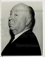 1985 Press Photo Master of mystery and suspense Alfred Hitchcock - kfx04698 picture