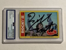 Bill Conti Signed Auto 1979 Topps Rocky 2 Card #39 Film Score Composer PSA/DNA picture