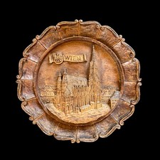 Vintage Wien Vienna Austria St Stephens Cathedral 3D Relief Resin Wall Plaque 8