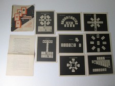 Vintage 8 Diverting Games Of Solitaire Cards The P. F. Volland Co. Circa 1920's picture