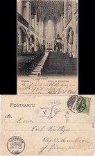 Postcard Lutherstadt Wittenberg interior of the castle church 1903 picture