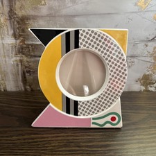 Vintage 1980s Postmodern Fujimori Kato Kogei Photo Frame Geometric Japan Rare picture