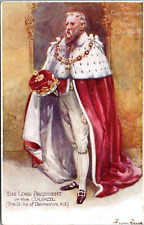 Coronation of Edward VII, Lord President of the Council- Tuck udb postcard c1902 picture