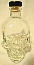 Skull Bottle Crystal Head Vodka  - Empty 700ml Decagon Bottle Neck Cork Vintage picture