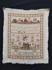 Handmade Vintage Alphabet Sampler | Primitive Country Stitchery A199 picture