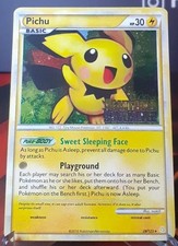 Pokemon Pichu 28/123 HeartGold SoulSilver Stamped Prerelease Holo Rare 2010 LP picture