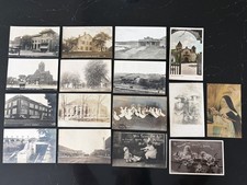 Lot 14 Antique Postcards Illinois Iowa California RPPC Architecture Geese Kids picture