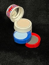 VINTAGE YARDLEY OF LONDON HEARTBREAKER 3 in 1 EYE COMPACT MAKEUP * SAILER BLUE * picture