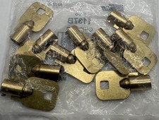 1 bag of 10 Ilco Tubular BRASS Barrel Key Blanks 1137B, NEW picture