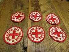 Vintage American Red Cross Patch Lot of 6 picture