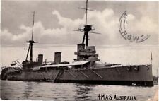 HMAS Australia 1915 Ship postcard Austrailian Navy picture