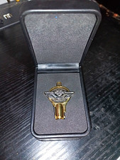 Harley-Davidson 100th Anniversary Gold Barrel Key Brass Sterling Silver picture