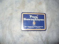 Vintage Prang Drawing Crayons Old Faithful Tin picture