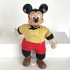 Vtg 1972-1976 Disney Mickey Mouse Pull String Talking Doll Horseman WORKS picture
