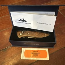 New West Knife works Glory Folder 2.0 Folding Pocket Knife EDC NIB MSRP $595 picture