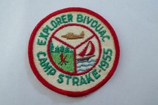 Vintage Boy Scout Patch 1955 Camp Strake Texas picture