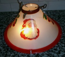 Vintage Noma lighted Christmas Tree Stand 1950s Light Up Metal Red White Green picture