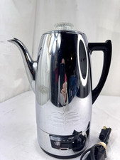 NEW Vtg Universal Coffeematic 8 C Coffee Percolator C4408 Automatic Glass Top FS picture