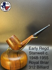 Early Regd Stanwell C. 1948-1955 Royal Briar 312 Billiard Tobacco Pipe picture