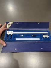 Vintage Alvin 961A Precision Beam Compass Drafting Drawing Set Germany picture