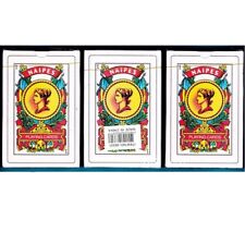 3Pk Decks Spanish Playing Cards Baraja Espanola 50 Cards Naipes Tarot New Sealed picture