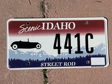 Idaho License Plate Scenic Idaho STREET ROD Expired 441C picture
