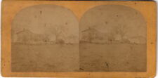 Asa Taft's Residence, Distant View, North Greenwich, NY, 1870's Hurd Stereoview picture
