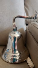 ZAIN NAUTICAL MARINE BRASS / CHROME SHIPS BELL 6