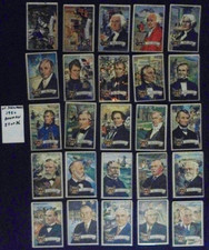 1952 Bowman US Presidents 25 of 36 cards picture