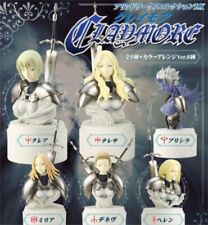 Claymore Solid Works Collection Bust Figure Complete Set of 6 picture