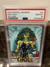 1994 Marvel Universe Flair She-Hulk #39 PSA 10 Gem Mint picture