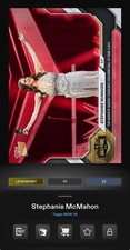 [DlGITAL CARD] TOPPS SLAM TOPPS NOW WRESTLEMANIA STEPHANIE MCMAHON LEGENDARY RED picture
