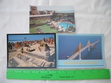 Lot of 3 Florida FL Postcards Post Card,Bilmar Beach,Sand Castle,Sunshine Skyway picture