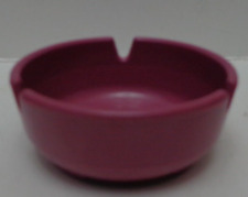 Vintage GES-LINE 301 Plastic Ashtray Mauve Made In USA  3 x 3 in picture