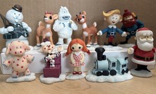 11pc Rudolph Reindeer Island of Misfit Toys Enesco Mini Figurines Elephant Dolly picture