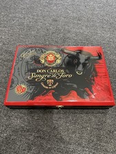 Empty Arturo Fuente Don Carlos Sangre de Toro Robusto Cigar Box With Insert picture