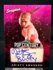 2026 Leaf Pop Century Scripted Kristy Swanson Red Auto 1/1 Inscribed 