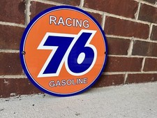 76 Union Oil gasoline racing vintage sign  picture