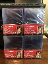 Ultra Pro 3X4 Regular Toploaders 35pt 4 Packs of 25 for Regular Cards, 100 total picture