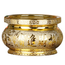 6.2inch Ceramics Wealth God Incense Burner Buddha Hall Worship Buddhist Supplies picture