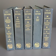 General Railway Signal GRS Signal Appliance Catalog 5 Vol Set 1915-1956 Railroad picture